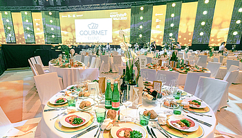 GOURMET Event bereitete ein exquisites Menü für rund 1.500 Gäste zu. 
