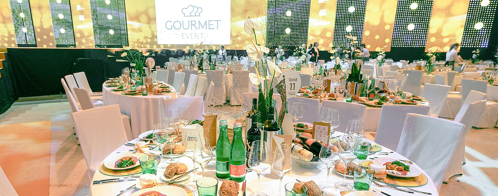 GOURMET Event bereitete ein exquisites Menü für rund 1.500 Gäste zu. 